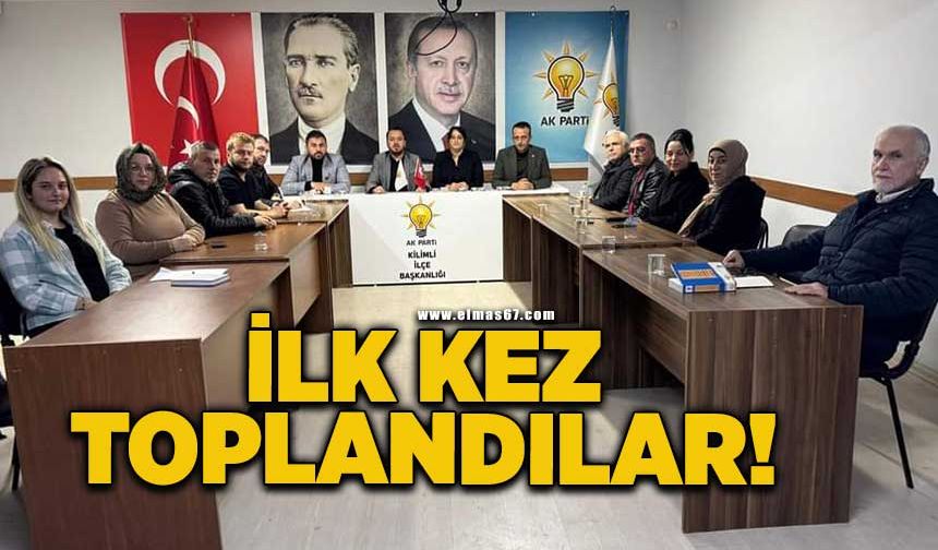 Kongrenin ardından ilk kez toplandılar