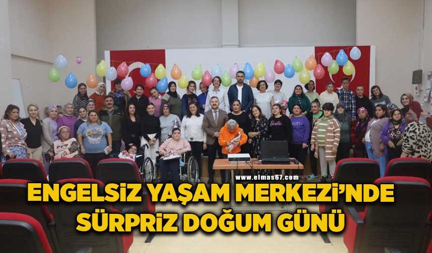 Engelsiz Yaşam Merkezi’nde doğum günü kutlaması