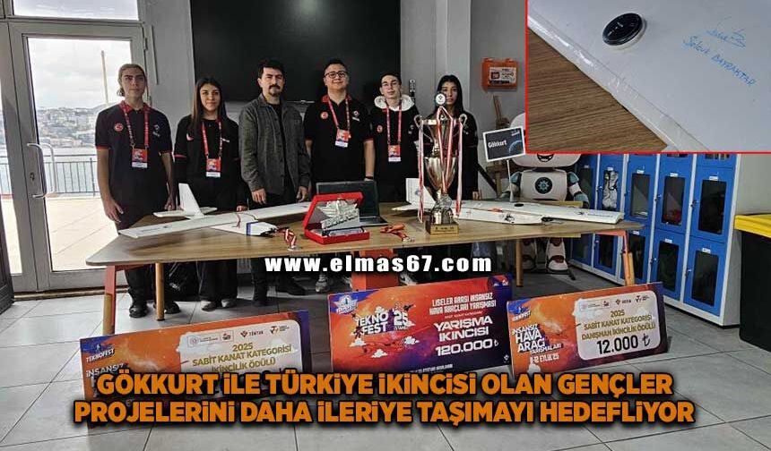 GÖKKURT ile Türkiye ikincisi olan gençler, projelerini daha ileriye taşımayı hedefliyor