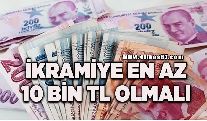 Ali Topaloğlu'ndan iktidara ültimatom: "İkramiye en az 10 bin TL olmalı"
