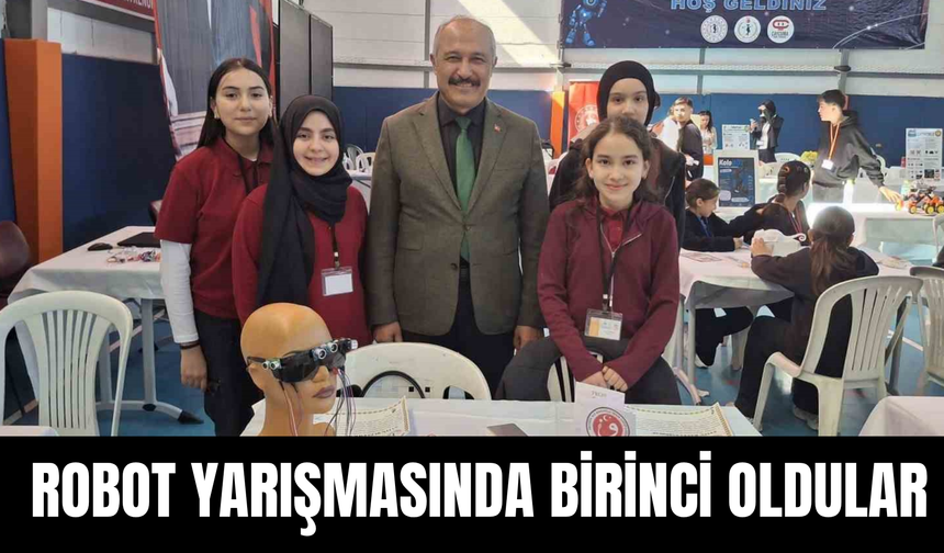 Devrekli öğrenciler robot yarışmasında birinci oldular