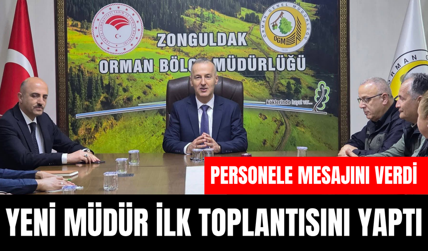 Yeni Müdür İlk Toplantısını Yaptı