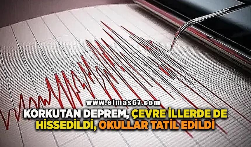 5.6 büyüklüğünde korkutan deprem: Çevre illerde de hissedildi