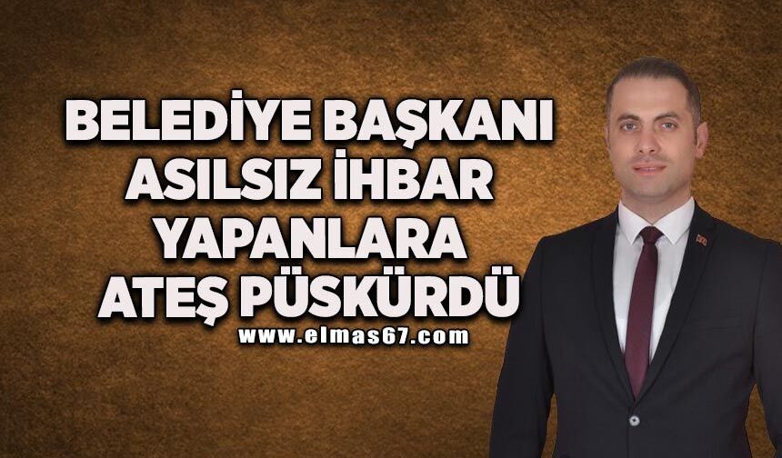 BAŞKAN UZUN’DAN ‘ASILSIZ İHBAR TEPKİSİ: “GERÇEK YÜZLERİ GÖRÜN”