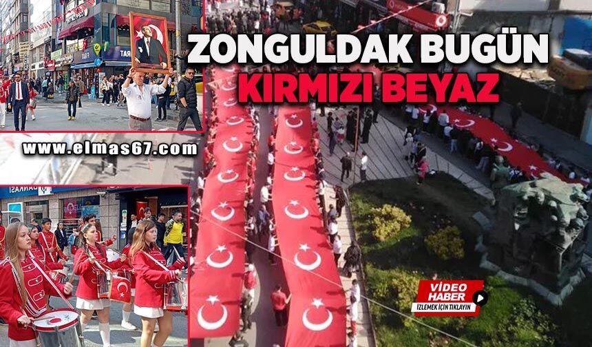 Zonguldak bugün kırmızı-beyaz