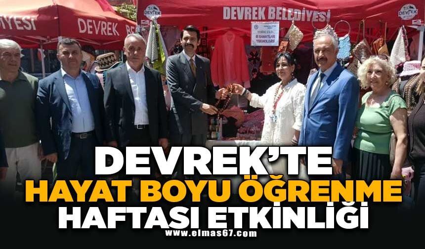 Devrek’te hayat boyu öğrenme haftası etkinliği