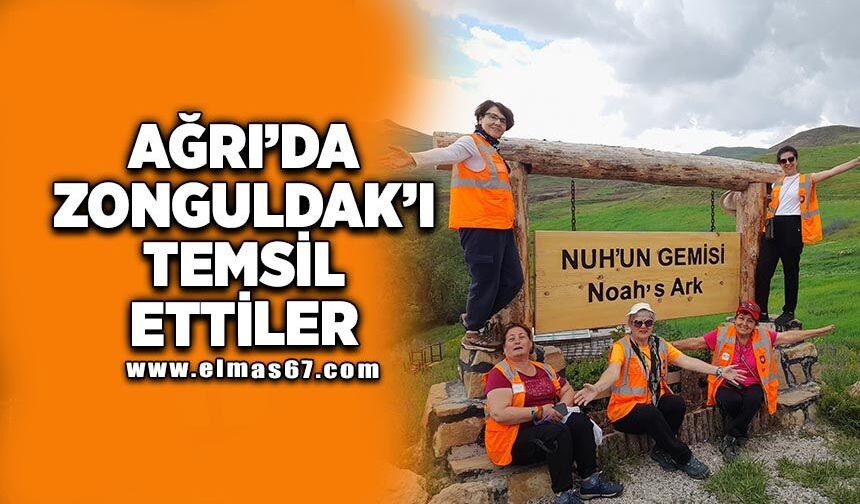 Ağrı'daki uluslararası festivalde Zonguldak’ı temsil ettiler
