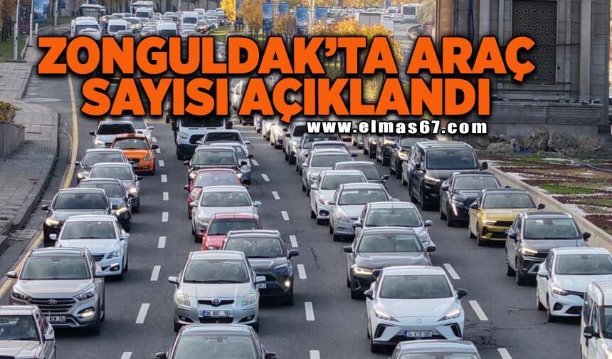 Zonguldak’ta trafiğe kayıtlı motorlu kara taşıtı sayısı 213 bin 108 oldu