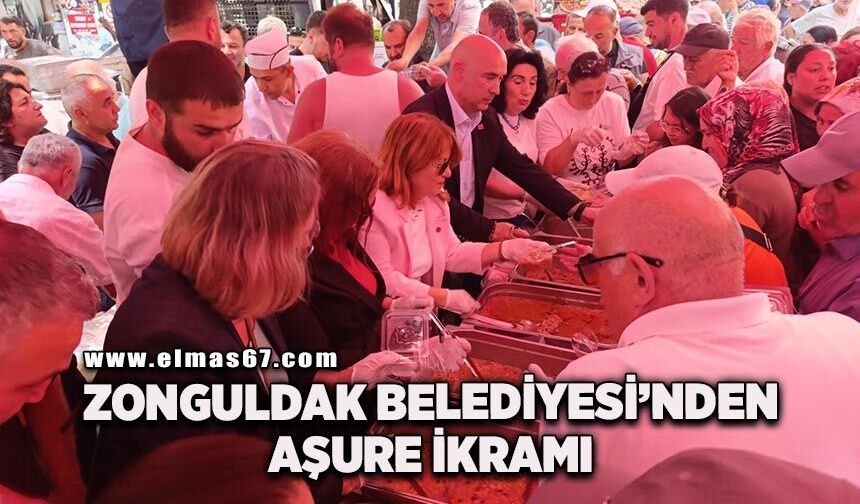 Zonguldak Belediyesi’nden aşure ikramı