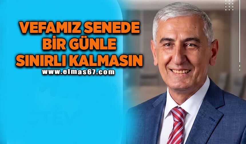 ZOTEV Başkanı Arı’dan mezunlara tarihi çağrı: "Vefamız senede bir günle sınırlı kalmasın"
