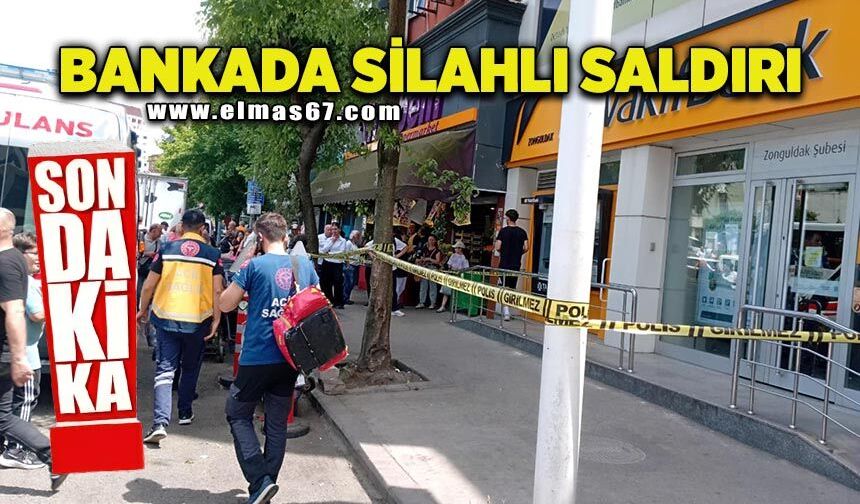 Son Dakika! Bankada silahlı saldırı!