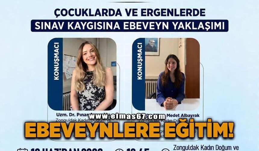 Zonguldak'ta ebeveynlere yönelik sınav kaygısı semineri
