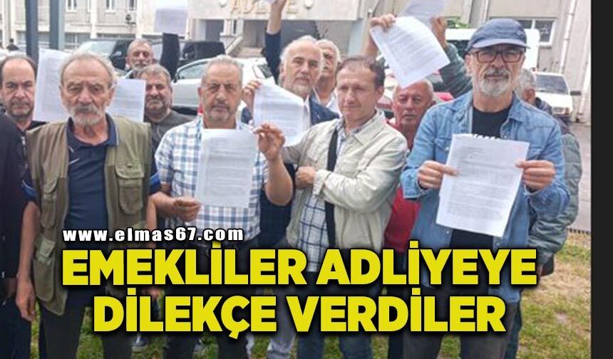 Emekliler adliyeye dilekçe verdiler