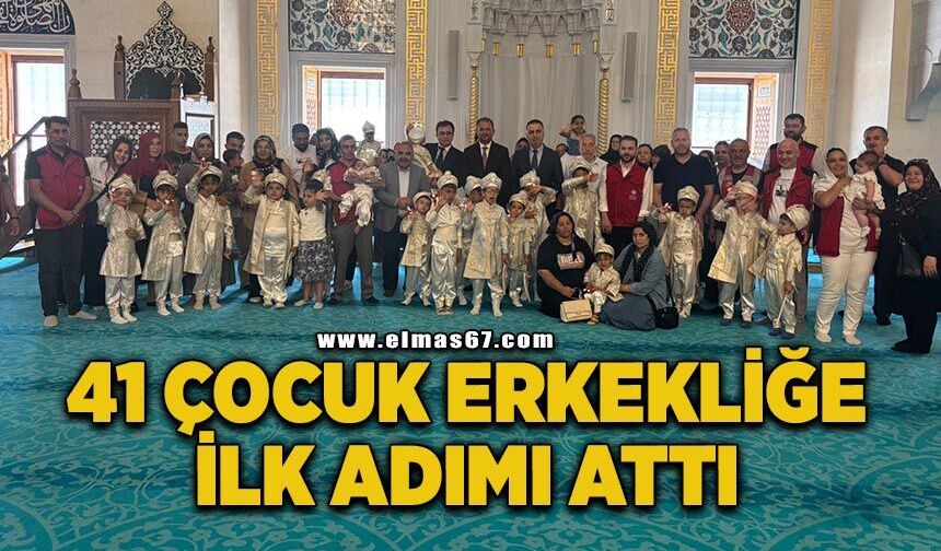 41 çocuk için sünnet şöleni düzenlendi