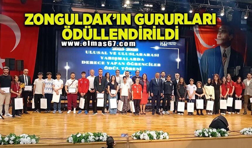 Zonguldak'ın gururları ödüllendirildi
