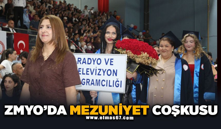 ZMYO'DA MEZUNİYET COŞKUSU