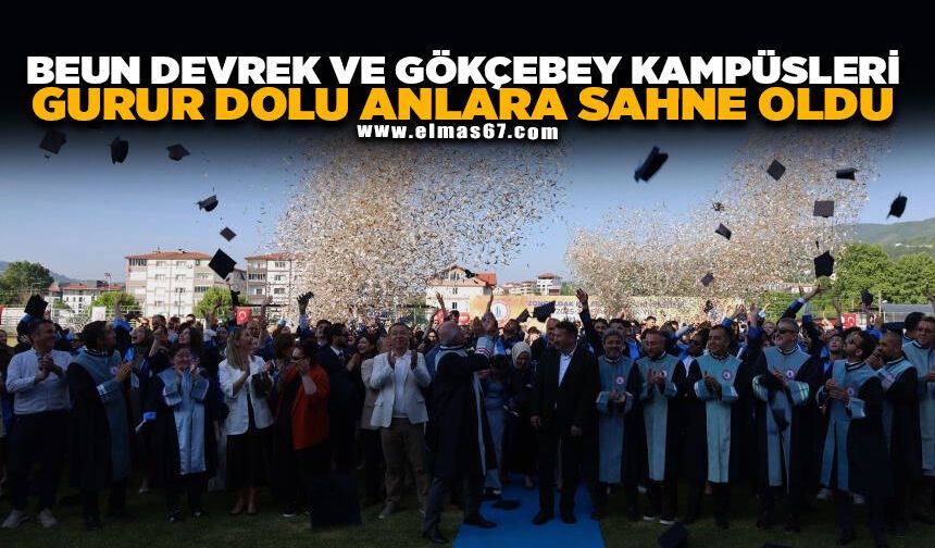 BEUN Devrek ve Gökçebey Kampüsleri 2025-2026 Akademik Yılı Mezuniyet Töreni Gurur Dolu Anlara Sahne Oldu