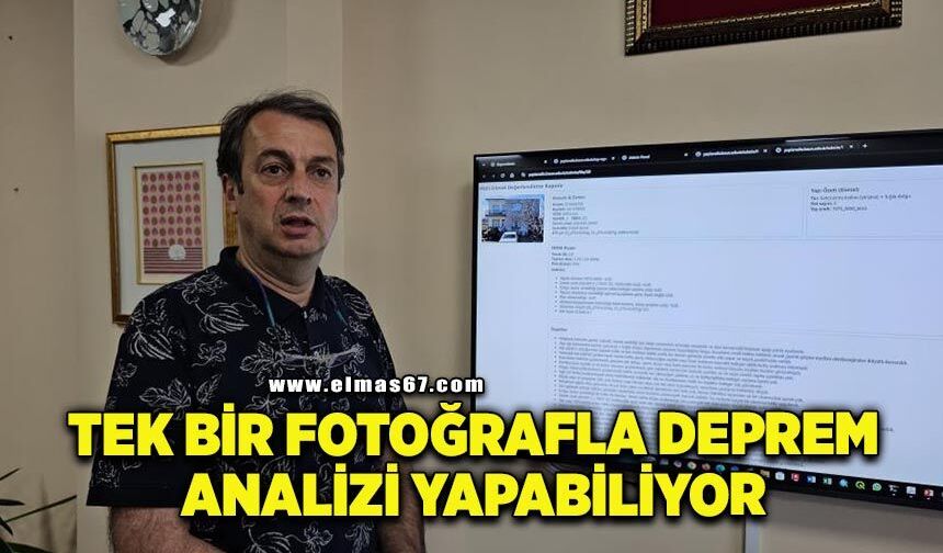 BEUN'den hayat kurtaran sistem, tek bir fotoğrafla deprem analizi yapılabiliyor
