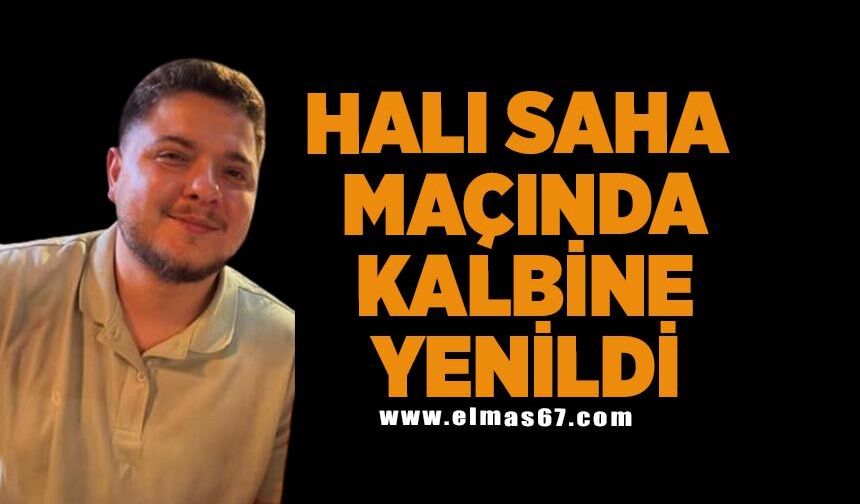 Mutlucan Sevinç halı saha maçında kalbine yenildi