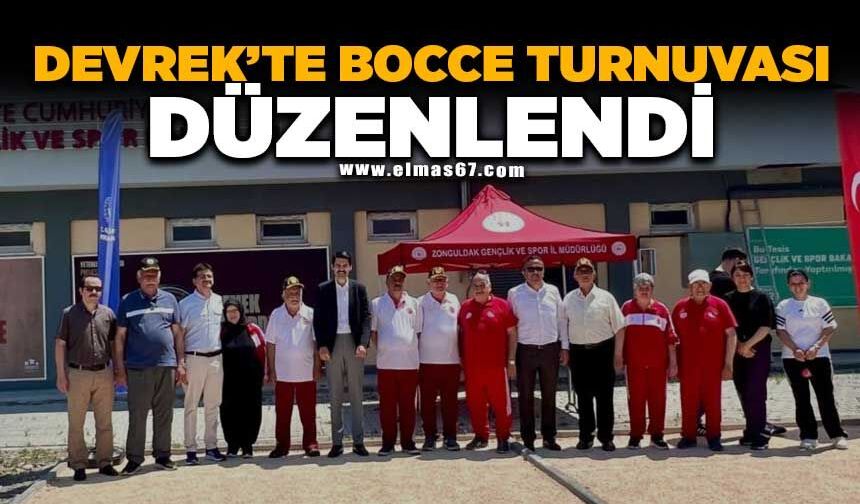 Devrek’te Bocce turnuvası düzenlendi