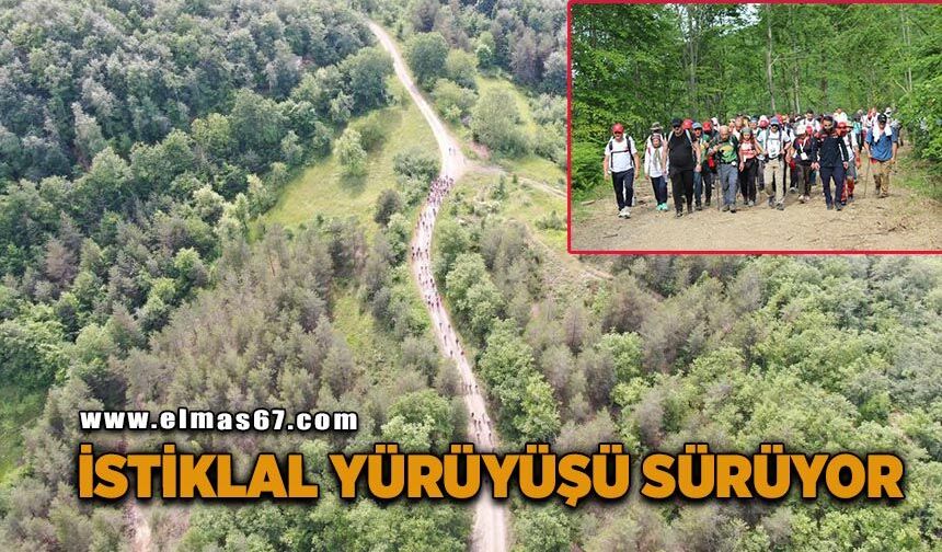 İstiklal Yolu Yürüyüşü ikinci gününde devam ediyor