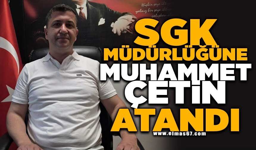 Alaplı SGK Müdürlüğüne Muhammet Çetin atandı
