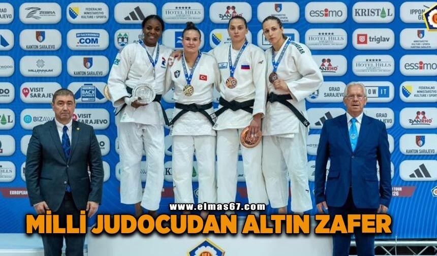 BEUN’lu Millî Judocu Gülenay’dan Avrupa’da altın zafer