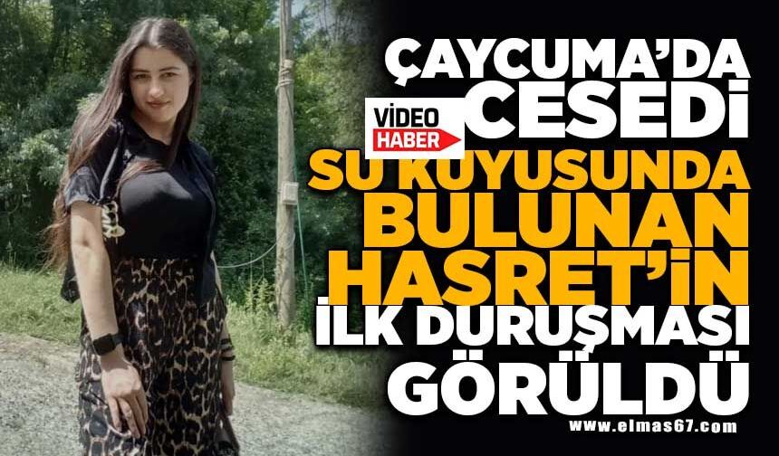 Cesedi su kuyusunda bulunan 17 yaşındaki Hasret'in cinayet davasında ilk duruşma görüldü