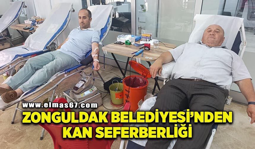 Zonguldak Belediyesi'nden kan seferberliği