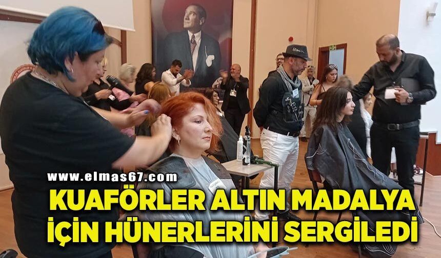 81 ilden gelen kuaförler altın madalya için hünerlerini sergiledi