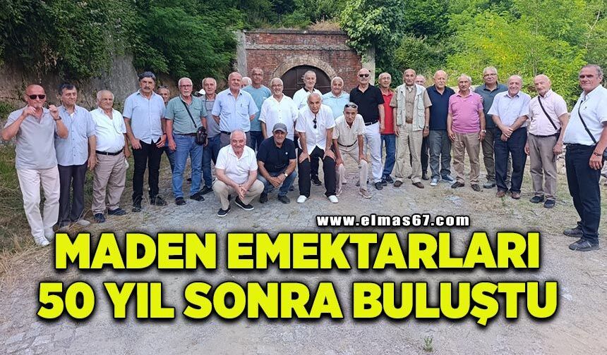 Maden emektarları 50 yıl sonra buluştu