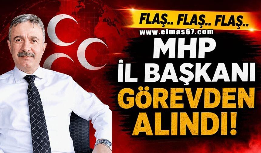 Flaş.. Flaş.. Flaş.. MHP İl Başkanı Görevden Alındı!