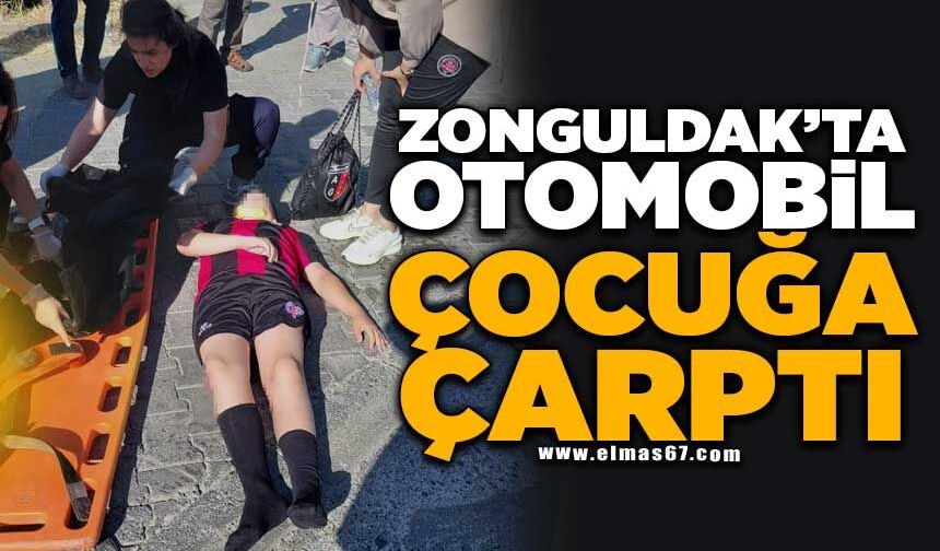 Otomobilin çarptığı çocuk yaralandı