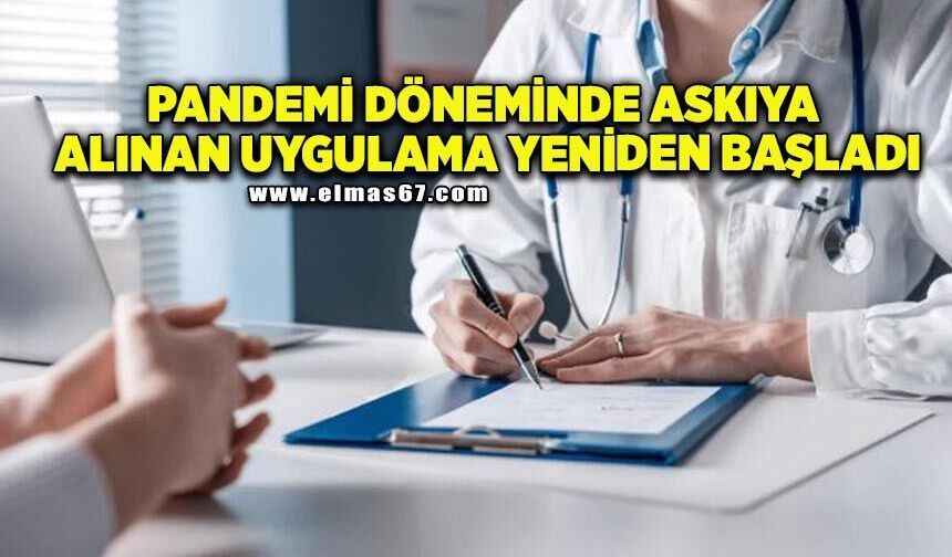 Sağlık Bakanlığı’nın e-Rapor doğrulama süreci yeniden başladı