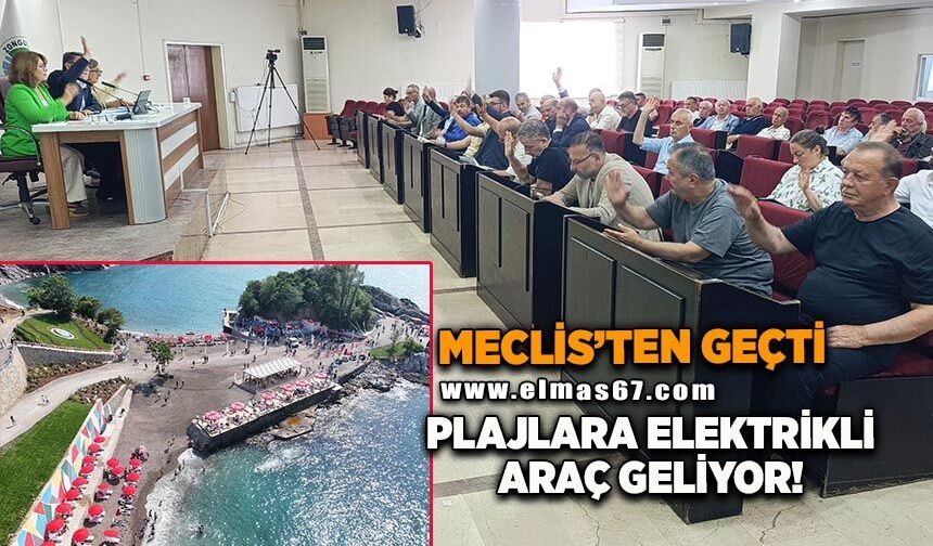 Meclisten geçti: Plajlara elektrikli araç geliyor!