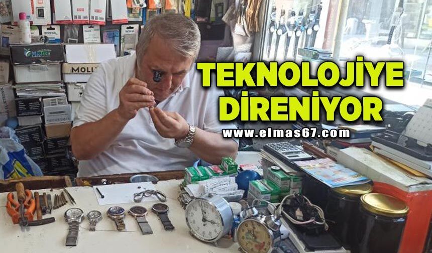 52 yıllık saat tamircisi teknolojiye direniyor