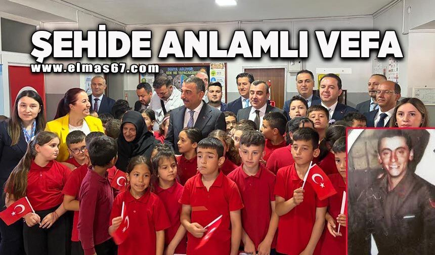 Şehide anlamlı vefa