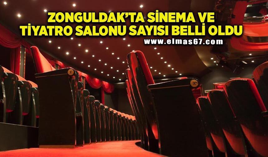 Zonguldak’ta sinema ve tiyatro salonu sayısı belli oldu