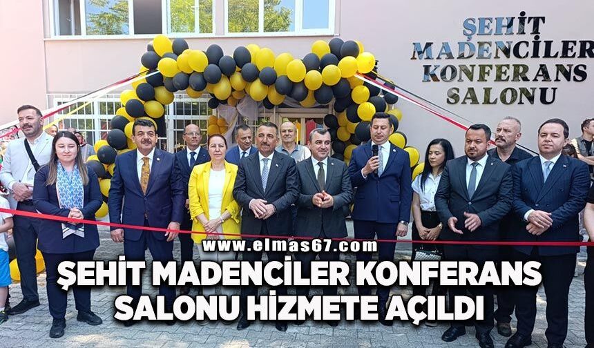 "Şehit Madenciler Konferans Salonu" hizmete açıldı