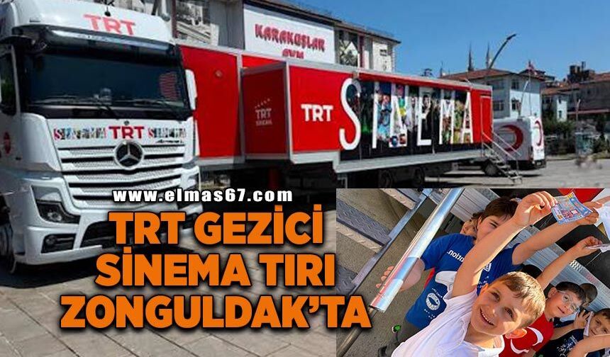 TRT Gezici Sinema Tırı Zonguldak'ta