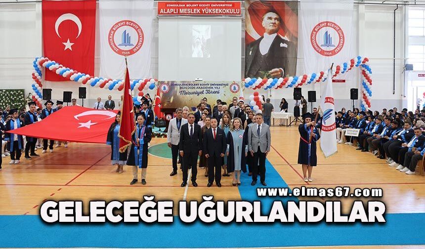 BEUN Alaplı Meslek Yüksekokulu Mezunları Coşkuyla Geleceğe Uğurlandı