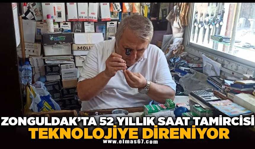 52 yıllık saat tamircisi teknolojiye direniyor