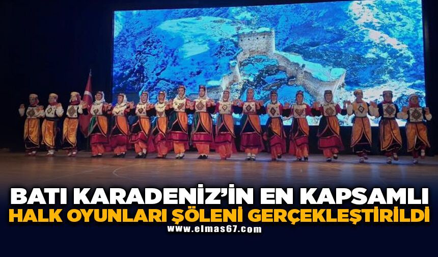 Batı Karadeniz'in en kapsamlı halk oyunları şöleni gerçekleştirildi