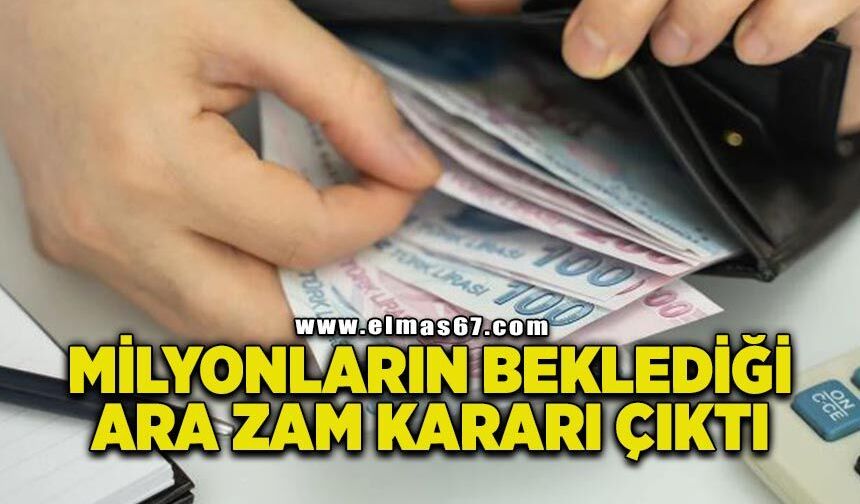 Hükümet asgari ücretle ilgili tartışmalara son noktayı koydu