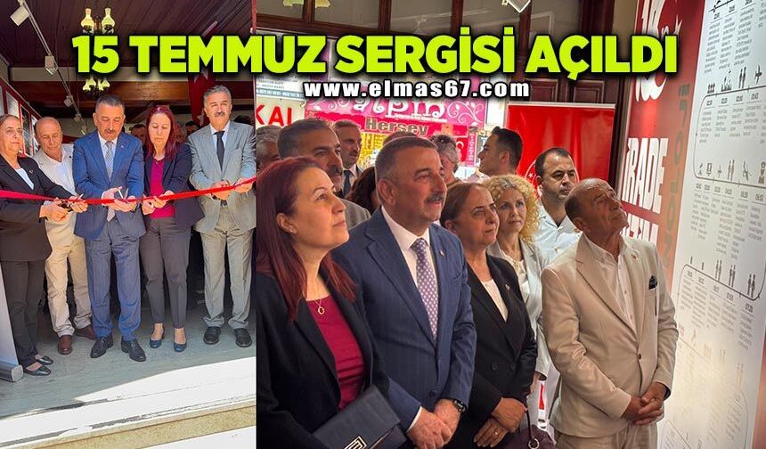 Zonguldak'ta 15 Temmuz sergisi açıldı