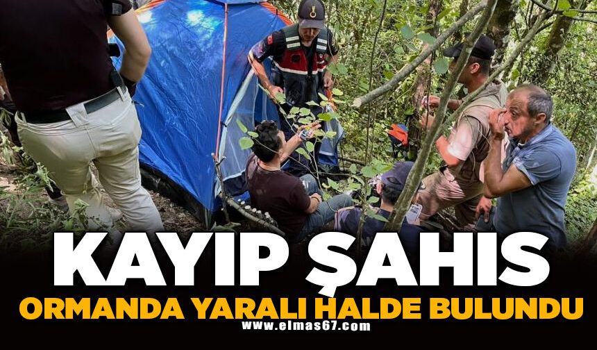 Kayıp şahıs ormanda yaralı halde bulundu