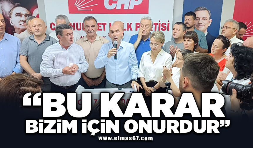 ZONGULDAK CHP İL BİNASINDA DİRENİŞ: "BU KARAR BİZİM İÇİN ONURDUR"