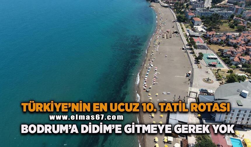 Türkiye'nin en ucuz 10. tatil rotası: "Bodrum'a, Didim'e gitmeye gerek yok"