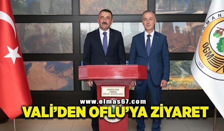 Vali Hacıbektaşoğlu'ndan Orman Bölge Müdürlüğü'ne Ziyaret