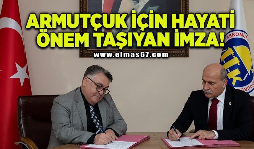 Armutçuk TİM Lavuarı'nın Modernizasyonu İçin İş Birliği Protokolü İmzalandı